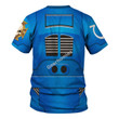 GearHomies Unisex T-shirt Terminator Armor Ultramarines 3D Costumes