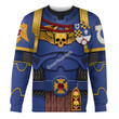 GearHomies Unisex Sweatshirt Ultramarines Captain 3D Costumes