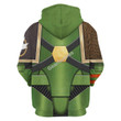 GearHomies Unisex Hoodie Pre-Heresy Salamanders in Mark IV Maximus Power Armor 3D Costumes