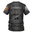 GearHomies Unisex T-shirt Raven Guard Indomitus Pattern Terminator Armor 3D Costumes