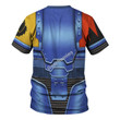 Gearhomies Unisex T-shirt Space Wolves in Mark III Power Armor 3D Costumes