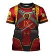 GearHomies Unisex T-shirt Blood Angels IX Captain 3D Costumes