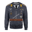 GearHomies Unisex Sweatshirt Service Uniform Of A German Air Force (Luftwaffe) Captain In WW2 3D Costumes