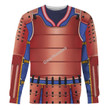 GearHomies Unisex Sweatshirt Samurai Armor 3D Costumes