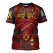 GearHomies Unisex T-shirt Blood Angels Captain 3D Costumes