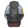 GearHomies Unisex Zip Hoodie Deathwatch Captain 3D Costumes