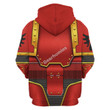 GearHomies Unisex Zip Hoodie Blood Angels In Mark III Power Armor 3D Costumes