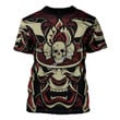 GearHomies Unisex T-shirt Samurai And Skull 3D Costumes