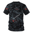 GearHomies Unisex T-shirt Samurai Dragon 3D Costumes
