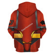 GearHomies Unisex Hoodie Pre-Heresy Blood Angels in Mark IV Maximus Power Armor 3D Costumes