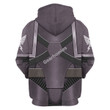 GearHomies Unisex Hoodie Pre-Heresy Black Templars in Mark IV Maximus Power Armor 3D Costumes