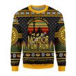 Merry Christmas GearHomies Unisex Christmas Sweater LOTR Mordor Fun Run 3D Apparel
