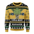 Merry Christmas GearHomies Unisex Christmas Sweater Yoda Best Custom Profession