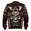 GearHomies Unisex Sweatshirt Samurai And Skull 3D Costumes
