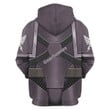 GearHomies Unisex Zip Hoodie Pre-Heresy Black Templars in Mark IV Maximus Power Armor 3D Costumes