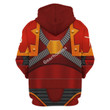 GearHomies Unisex Hoodie A Member Of The Brazen Beasts Khorne Daemonkin Warband 3D Costumes