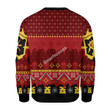 Merry Christmas GearHomies Unisex Christmas Sweater Chaos Khorne Flakes 3D Apparel