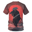 GearHomies Unisex T-shirt Samurai 002 3D Costumes