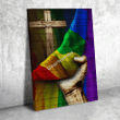 GearHomies Canvas Wall Art Jesus LGBT