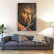 GearHomies Canvas Wall Art Jesus On Cross With Face