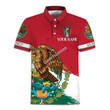 Gearhomies Personalized Unisex Polo Shirt Mexico Coat Of Arms 3D Apparel