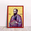 GearHomies Canvas Saint Apostle Paul Greek Byzantine Orthodox Christian