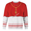 GearHomies Sweatshirt Cardinal Choir Dress Gold Cross