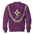 GearHomies Sweatshirt Pope Francis's Costume,  Purple