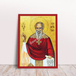 GearHomies Canvas Saint Socrates Greek Byzantine Orthodox Christian