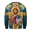 GearHomies Sweatshirt Jesus Greek Orthodoxy And Bible