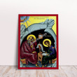 GearHomies Canvas Saint John the Theologian in the Cave of the Apocalypse Greek Byzantine Orthodox Christian