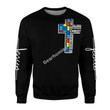 GearHomies Sweatshirt Autism Love Jesus