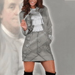Gearhomies Dress Hoodie Benjamin Franklin Historical 3D Apparel
