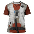 Gearhomies Unisex T-Shirt Poe Dameron 3D Apparel