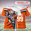 Gearhomies Personalized Unisex T-Shirt Denver Broncos Football Team 3D Apparel