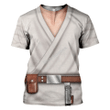 Gearhomies Unisex T-Shirt Jedi Luke 3D Apparel