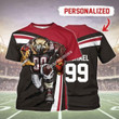 Gearhomies Personalized Unisex T-Shirt Atlanta Falcons Football Team 3D Apparel