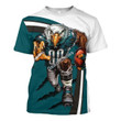 Gearhomies Personalized Unisex T-Shirt Philadelphia Eagles Football Team 3D Apparel