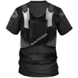 Gearhomies Unisex T-Shirt Tie Pilot 3D Apparel