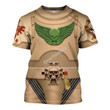 Gearhomies Unisex T-shirt Indomitus Pattern Terminator Armor Dark Angels 3D Costumes