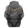 Gearhomies Unisex Zip Hoodie Space Marines Grey Knights 3D Costumes