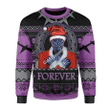 Gearhomies Christmas Unisex Sweater Santa Black Panther Wankada 3D Apparel