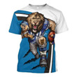Gearhomies Personalized Unisex T-Shirt Detroit Lions Football Team 3D Apparel