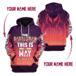 Gearhomies Personalized Unisex Hoodie The Dadalorian This Is The Way 3D Apparel