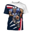 Gearhomies Personalized Unisex T-Shirt Houston Texans Football Team 3D Apparel