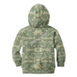 American ACU or Universal Camouflage Pattern (UCP) CAMO Kid Zip Hoodie