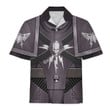 GearHomies Unisex Hawaiian Shirt Pre-Heresy Black Templars in Mark IV Maximus Power Armor 3D Costumes