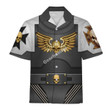 GearHomies Unisex Hawaiian Shirt Terminator Armor Black Templars 3D Costumes