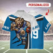 Gearhomies Personalized Unisex Hawaiian Shirt Detroit Lions Football Team 3D Apparel