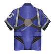 GearHomies Unisex Hawaiian Shirt Pre-Heresy Ultramarines in Mark IV Maximus Power Armor 3D Costumes